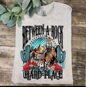 Bailey Zimmerman shirt country music popular Rock And Hard Place western print